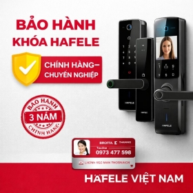 Bảo hành khoá HAFELE