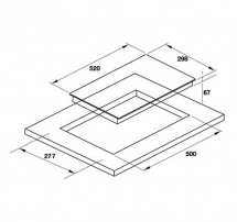 Bếp điện 2 vùng nấu 80cm HAFELE HC-R302D