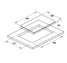 Bếp từ 2 vùng nấu HAFELE HC-I302D