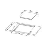 Bếp từ Hafele 3 vùng nấu HAFELE HC-IS773EA