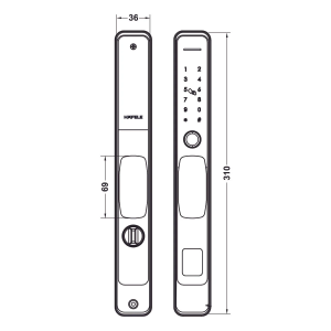 Khóa điện tử Hafele DL6600