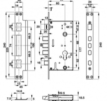 Khóa điện tử HAFELE EL10K
