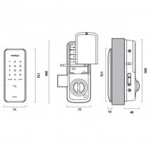 Khóa điện tử HAFELE ER5000
