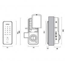 Khóa điện tử HAFELE ER5100