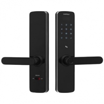 Khóa vân tay Hafele DL7100 công nghệ vân tay ở tay cầm mở cửa 1 chạm