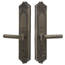 Khóa vân tay Hafele EL10K phong cách cổ điển lắp đặt cho cửa biệt thự