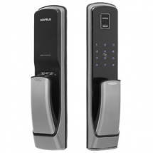 Khóa vân tay Hafele EL9500 thương hiệu Đức công nghệ tay nắm Pusch Pull hiện đại và an toàn nhất